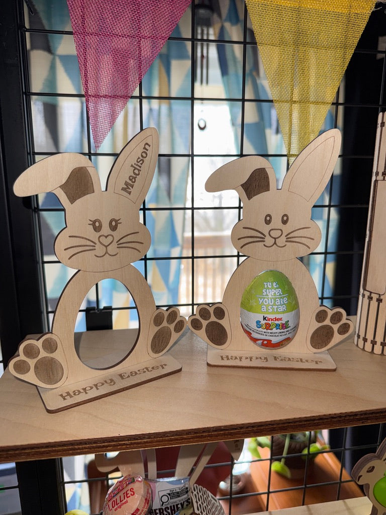 Belly Bunnies – Personalized Easter Kinder Egg Holder