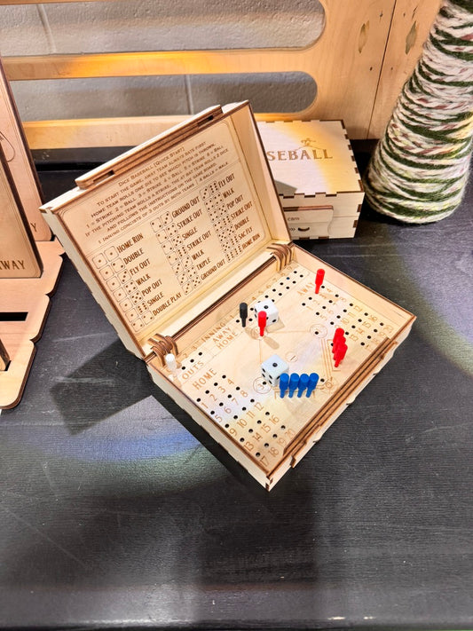 Dice Baseball – Handcrafted Wooden Baseball Dice Game