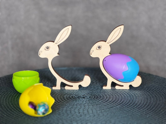 Easter Egg Bunnies – Fill-Your-Own Treat Holder